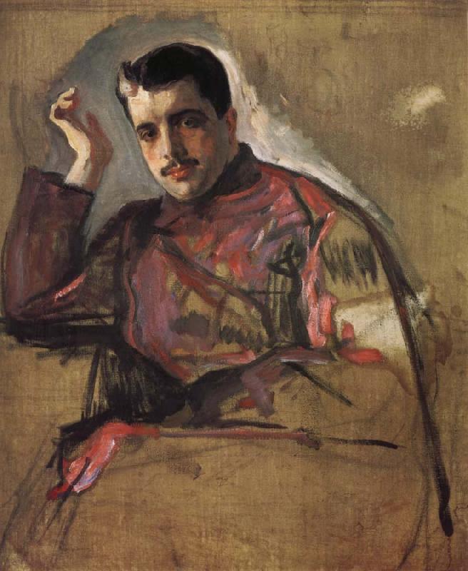Valentin Serov Portrait of Sergei Diaghilev China oil painting art